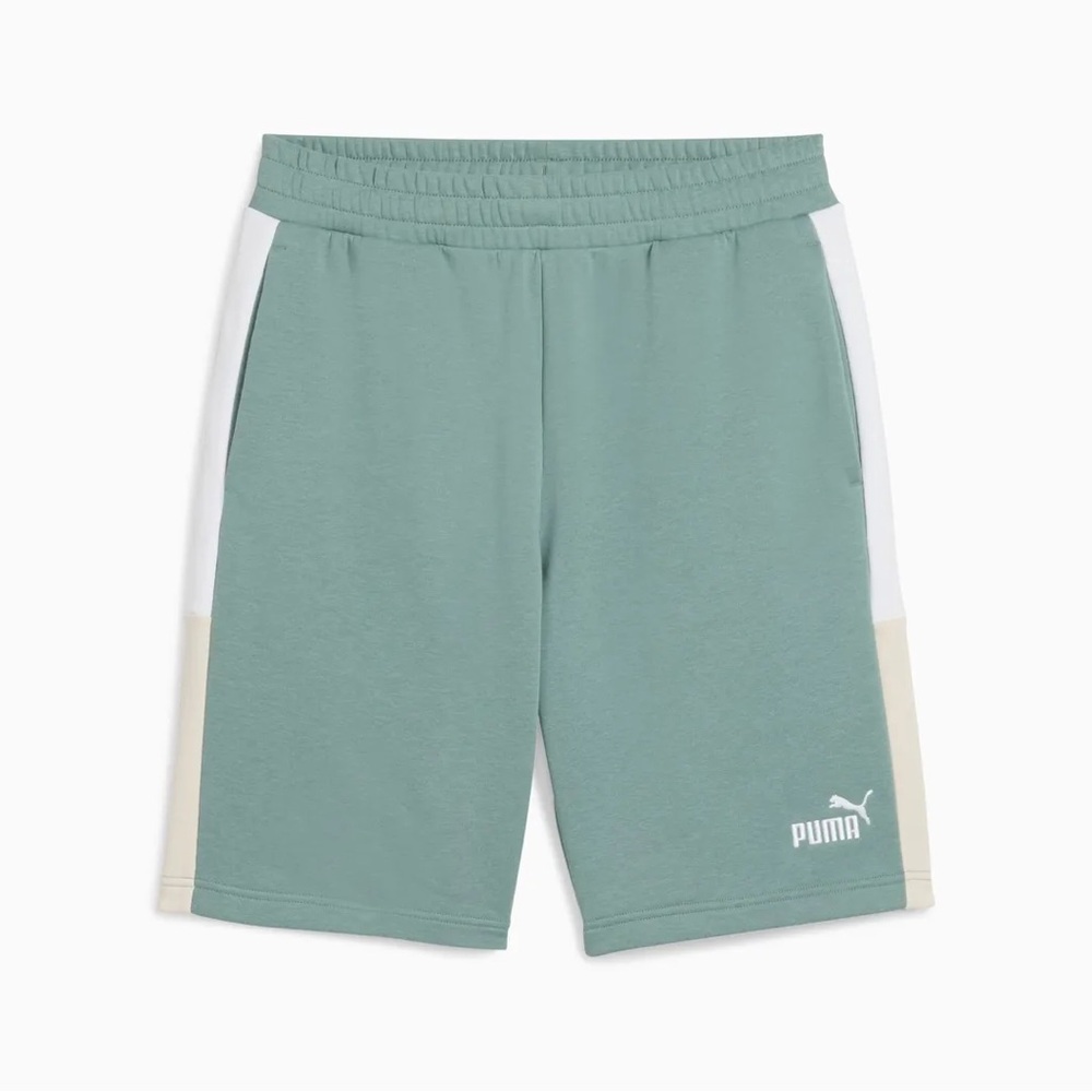 PUMA Men's Green Moon Block Shorts